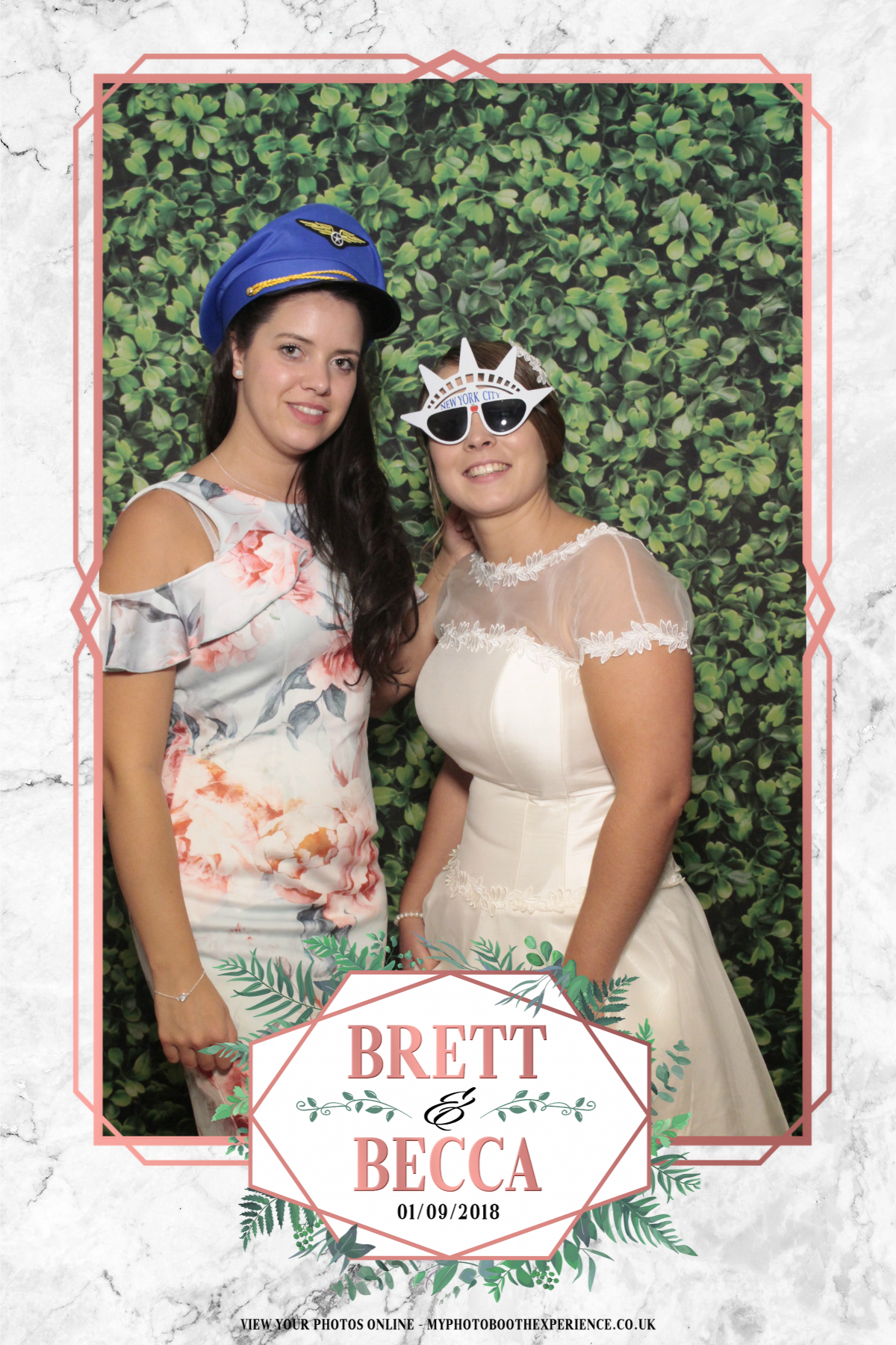 Brett & Becca's Wedding | View more photos from the event at gallery.myphotoboothexperience.co.uk/u/MyPhotoBoothExperienceLtd/Brett-Beccas-Wedding